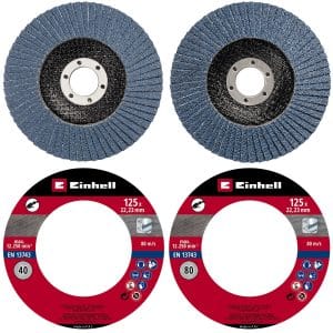 Einhell Fächerscheiben 125 K 40/80 2 Stück