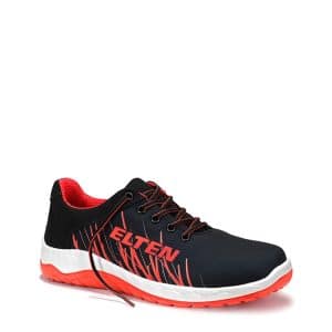Elten Berufshalbschuh Lana Black-Red Low Esd O1 Gr. 38