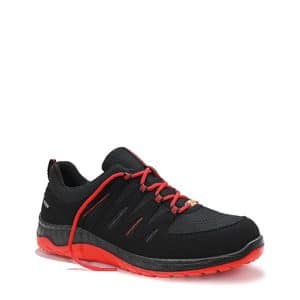 Elten Berufshalbschuh Maddox Black-Red Low Esd O2 Gr. 48