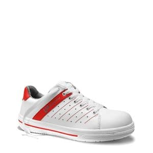 Elten Berufshalbschuh Norris White-Red Low Esd O1 Gr. 48