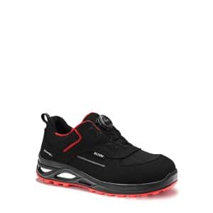 Elten Damen-Sicherheitshalbschuh Hannah Xxtl Boa Black-Red Low Esd S3 Gr. 38