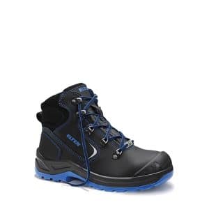 Elten Damen-Sicherheitsschnürstiefel Lena Black-Blue Mid Esd S3 Gr. 38