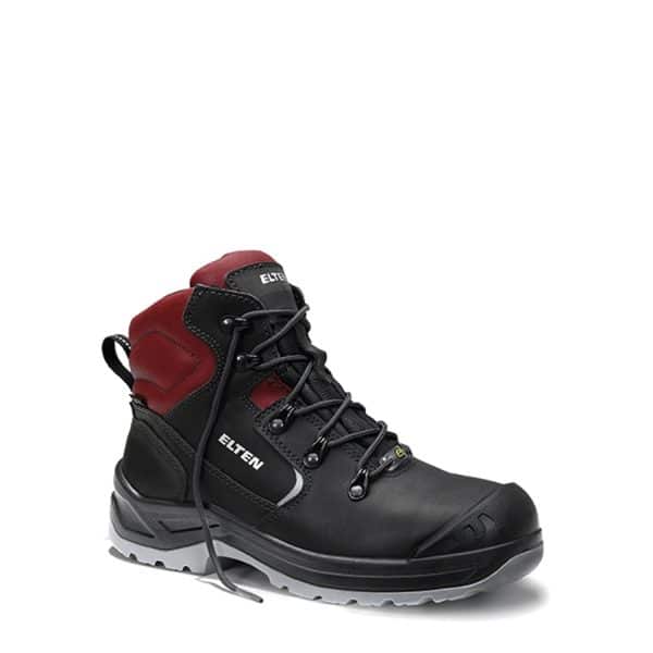 Elten Damen-Sicherheitsschnürstiefel Lena Gtx Black-Red Mid Esd S3 Ci Gr. 34