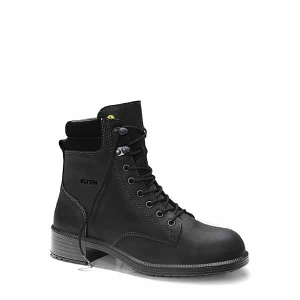 Elten Damen-Sicherheitsschnürstiefel Nikola Black Mid Esd S2 Gr. 38