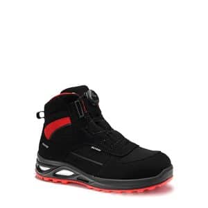 Elten Damen-Sicherheitsstiefel Hannah Xxtl Boa Black-Red Mid Esd S3 Gr. 38