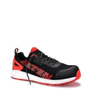 Elten Sicherheitshalbschuh Batis Black-Red Low Esd S1P Gr. 38