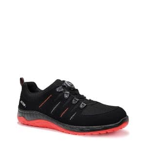 Elten Sicherheitshalbschuh Maddox Boa Black-Red Low Esd S3 Gr. 38