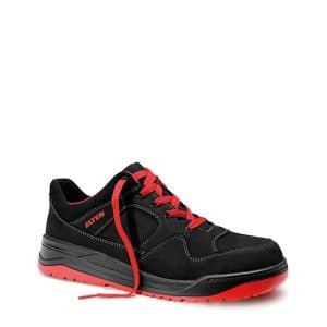 Elten Sicherheitshalbschuh Maverick Black-Red Low Esd S3 Gr. 38