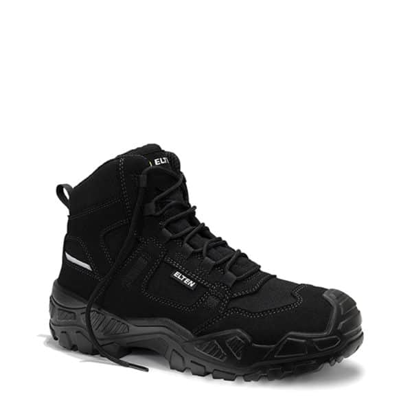 Elten Sicherheitsschnürstiefel Mike Black Mid Esd S3S Gr. 40