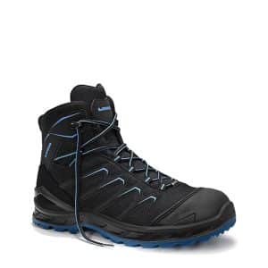 Elten Sicherheitsstiefel Larrox Work Gtx Black-Blue Mid S3 Ci Gr. 48