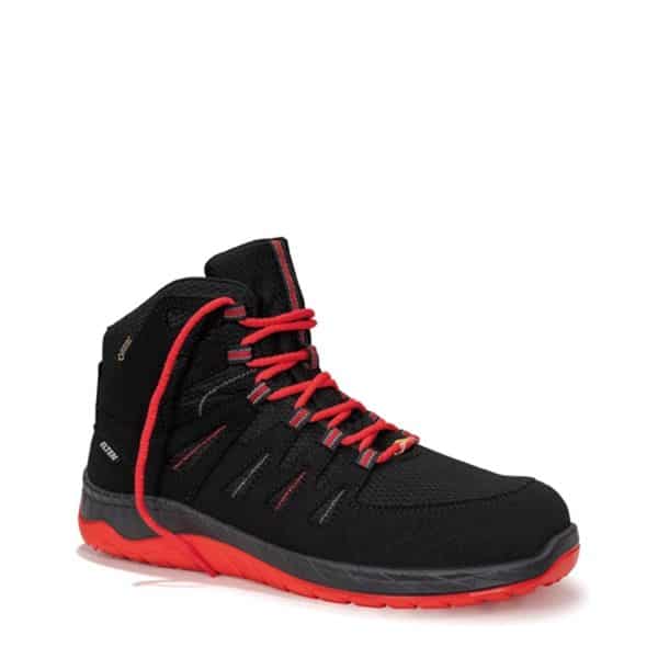 Elten Sicherheitsstiefel Maddox Gtx W Black-Red Mid Esd S3 Ci Gr. 47