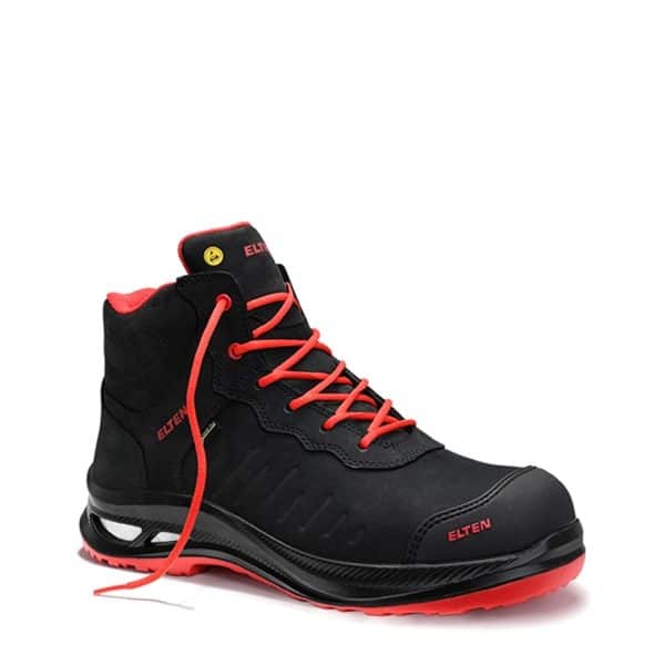 Elten Sicherheitsstiefel Stewart Xxg Pro Gtx Black-Red Mid Esd S3 Hi Ci Gr. 45