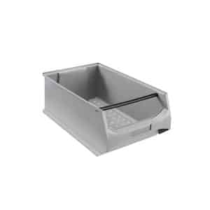 Graue Sichtlagerbox 5.1 Mit Griffstange HxBxT 20 x 30 x 50 cm 21