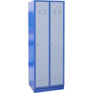 Güde Garderobenschrank TYP GS 2 Grau-Blau