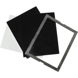 Güde Schutzglasset 4-teilig 11 cm x 9 cm