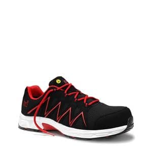 Jori Sicherheitshalbschuh JoSpeedy Black-Red Low Esd S1P Gr. 38