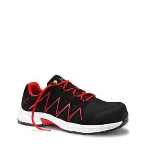 Jori Sicherheitshalbschuh JoSpeedy Black-Red Low Esd S3 Gr. 48