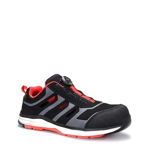 Jori Sicherheitssandale JoRapid Boa Black-Red Easy Esd S1P Gr. 38