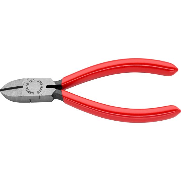 Knipex Seitenschneider schwarz atramentiert mit Kunststoff überzogen 125 mm