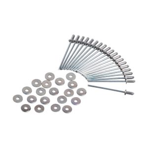 LUX Blindnieten und Unterlegscheiben 4 mm x 10 mm