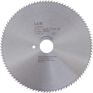 LUX CV-Kreissägeblatt 210 mm x 30 mm 72 Z