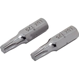 LUX Edelstahl Bit Comfort 2 Stück TX25