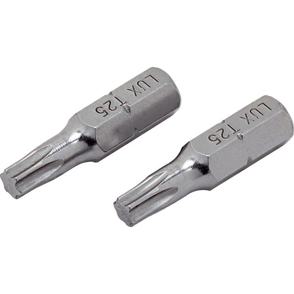 LUX Edelstahl Bit Comfort 2 Stück TX25