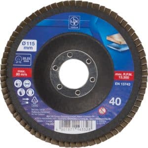 LUX Fächerschleifscheibe Multi Ø 115 mm K40