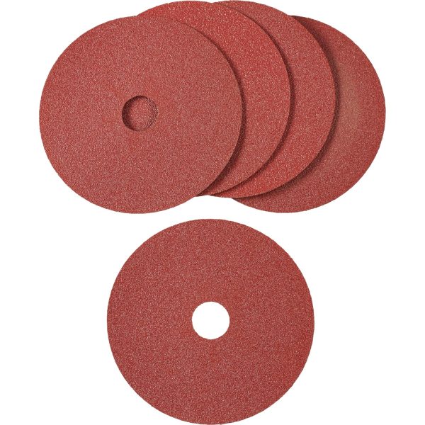 LUX Fiberscheibe Classic Ø 125 mm 5 Stück Körnung 80