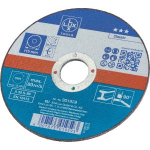 LUX Gewebe-Trennscheibe Classic Metall Ø 115 mm Stärke 3 mm
