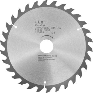 LUX HM-Kreissägeblatt 210 mm x 30 mm 30 Z