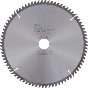 LUX HM-Kreissägeblatt 250 mm x 30 mm 80 Zähne