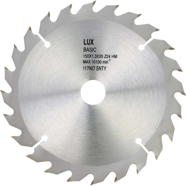 LUX HM-Kreissägeblatt Holz Ø 185 mm 24 Zähne