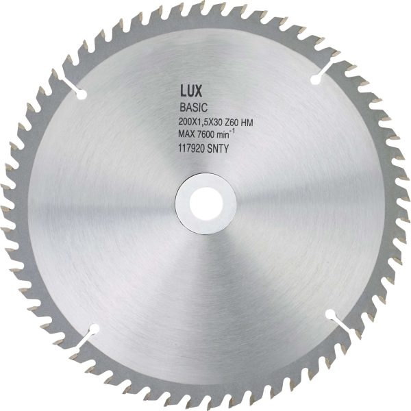 LUX HM-Kreissägeblatt Holz Ø 400 mm 60 Zähne