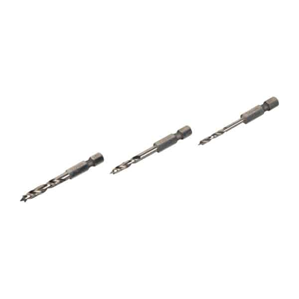 LUX Holz-Bohrersatz 6-Kant 3 mm