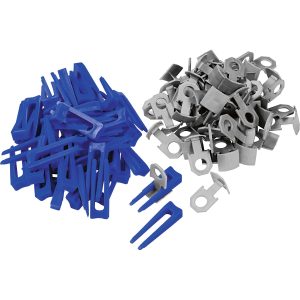 LUX Nivellierhilfe Startset 100 Keile 300 Clips 1