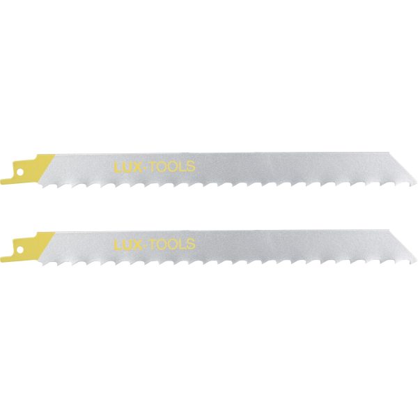 LUX Säbelsägeblatt Holz grob 228 mm 2 Stück