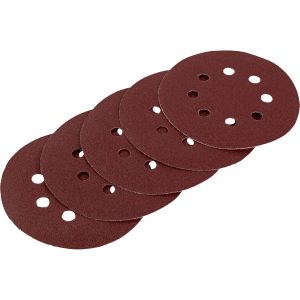 LUX Schleifauflagen für Exzenterschleifer 5 Stück Ø 125 mm K120