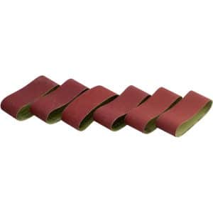 LUX Schleifband-Set 75 mm x 457 mm 6-teilig