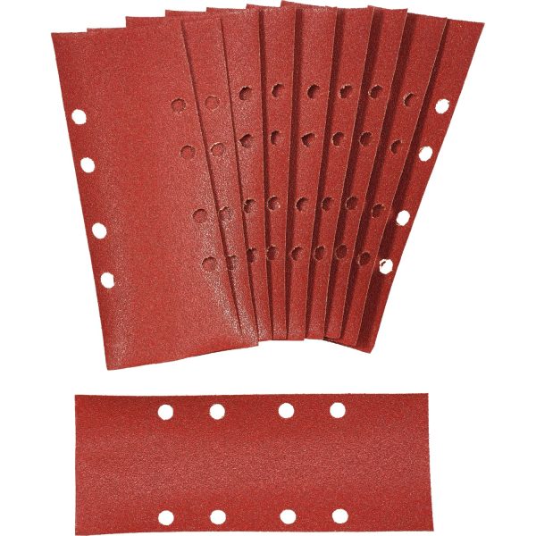 LUX Schleifstreifen Classic 93 mm x 230 mm K80 Seitlich Gelocht