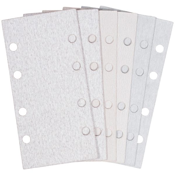 LUX Schleifstreifen-Set 93 mm x 180 mm 6-teilig