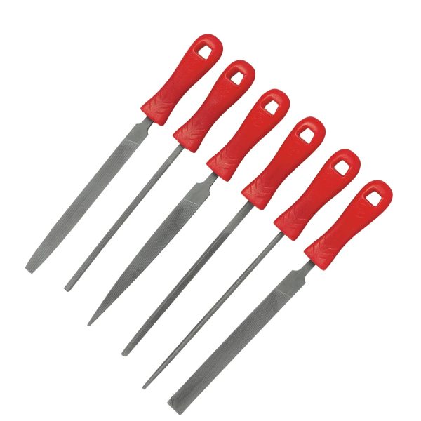 LUX Schlüsselfeilen Set 6-teilig 100 mm Comfort