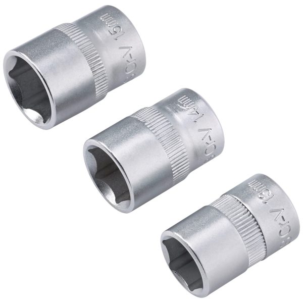 LUX Steckschlüssel Set 3-teilig 13-15 mm Comfort