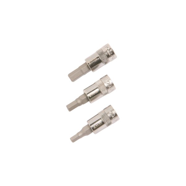 LUX Steckschlüssel Set 3-teilig Hex 4-6 mm Comfort