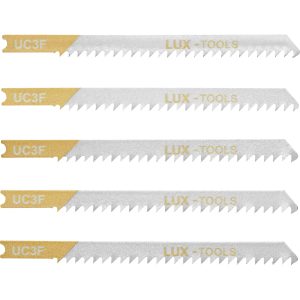 LUX Stichsägeblätter Holz U-Schaft 75 mm Grob Zahnteilung 3 mm