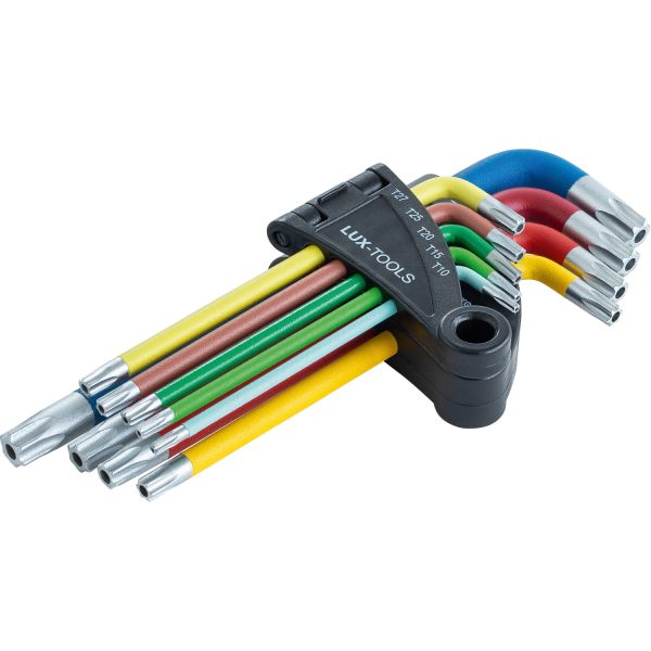 LUX Stiftschlüsselsatz Professional 9-teilig TX10 - TX50