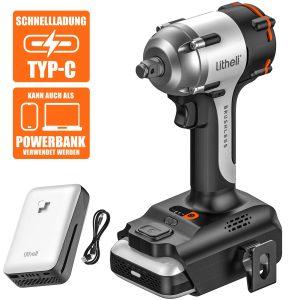 Litheli 20 V Akku-Schlagschrauber Maschine mit Akku EPT030010 inkl. 2