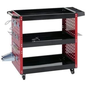 MCW Werkzeugwagen M26 Stahl 73x90x35cm Rot