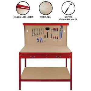 Monstershop Werkbank mit Lochwand