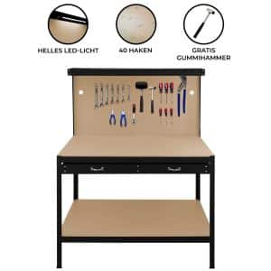 Monstershop Werkbank mit Lochwand